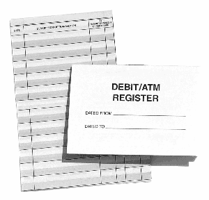 Very Small ATM / Debit Registers (Set of 6)
