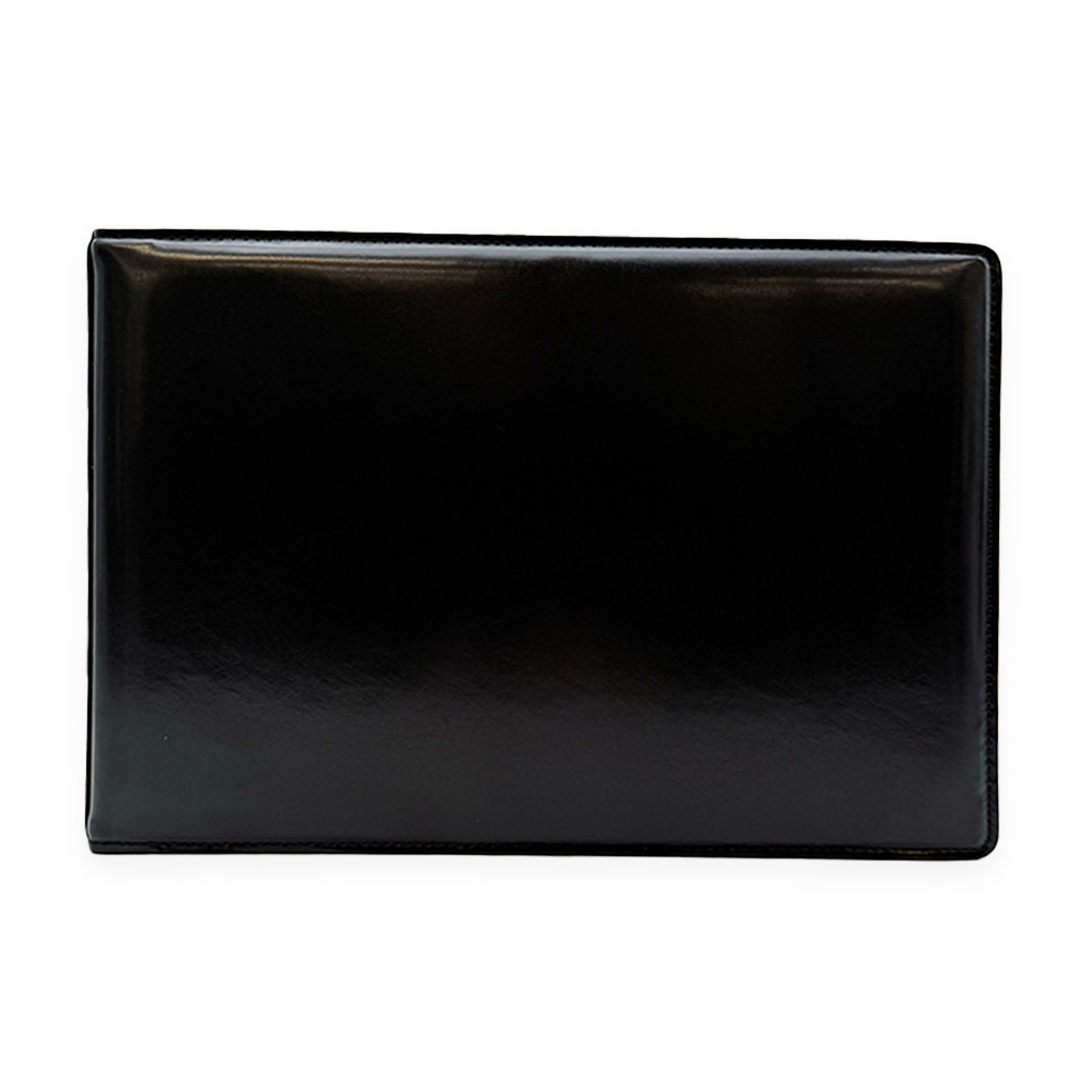 Leather 7-Ring Binder for Business 3-on-a-Page Checks