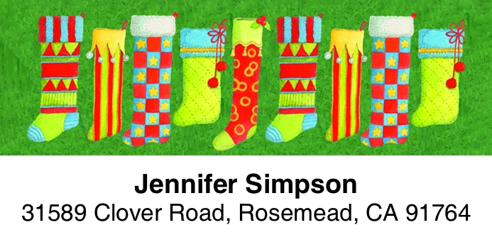 Christmas Gifts 2-Line Address Label