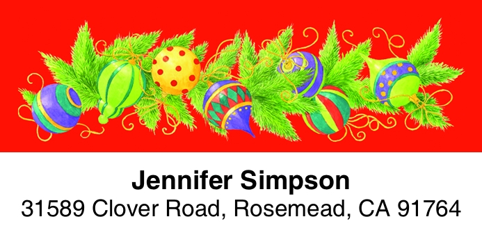 Christmas Gifts 2-Line Address Label