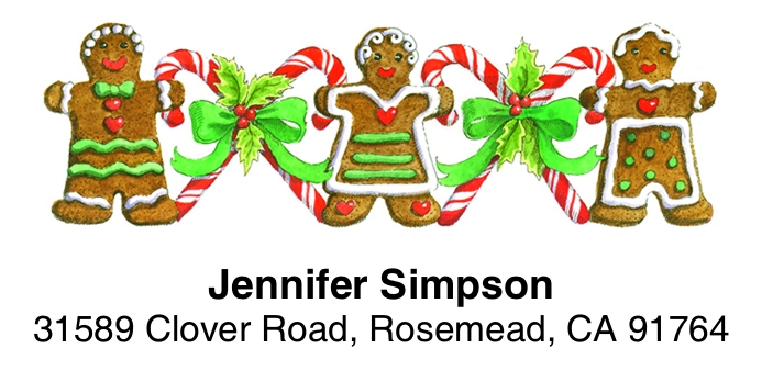 Christmas Gifts 2-Line Address Label