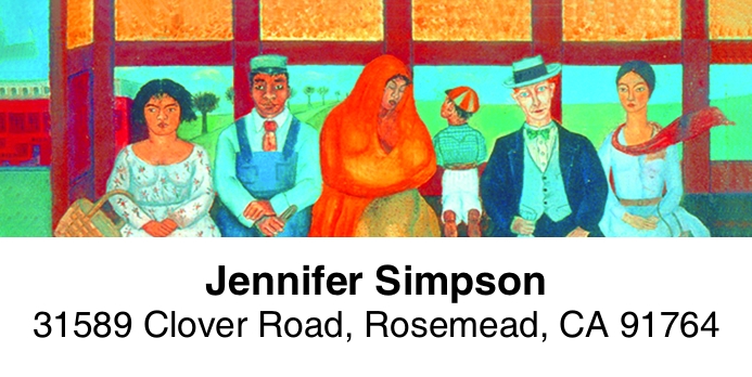 Arte de Mexico 2-Line Address Label