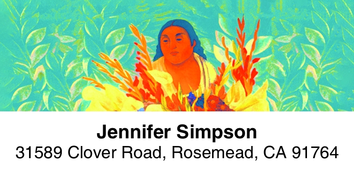 Arte de Mexico 2-Line Address Label