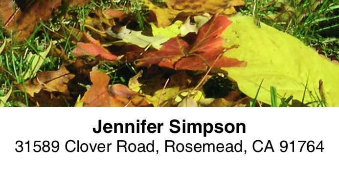 Autumn Splendor 2-Line Address Label