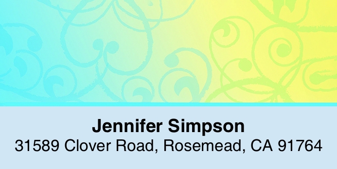 Designer 2-Line Address Label