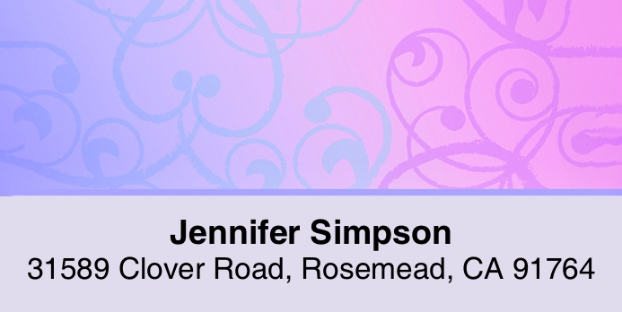 Designer 2-Line Address Label