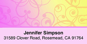 Designer 2-Line Address Label