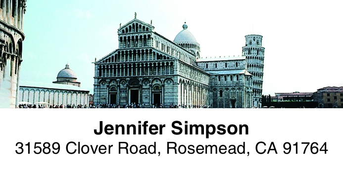 Bon Voyage 2-Line Address Label