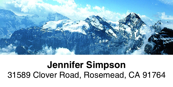 Bon Voyage 2-Line Address Label