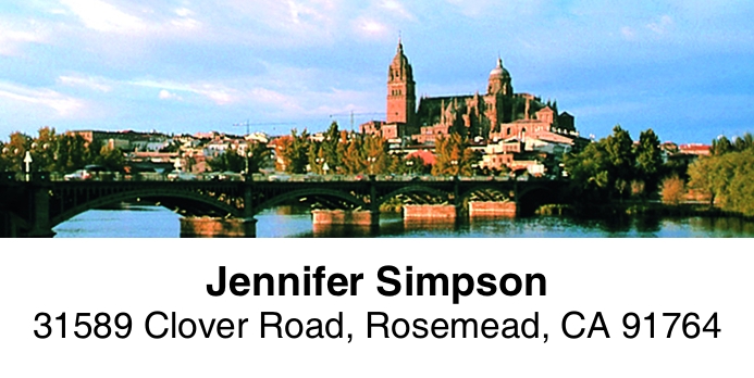 Bon Voyage 2-Line Address Label