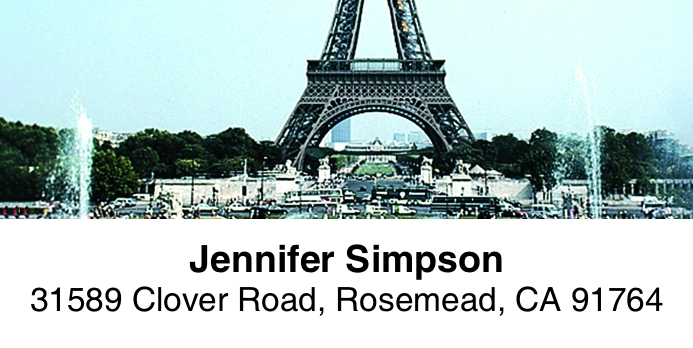 Bon Voyage 2-Line Address Label