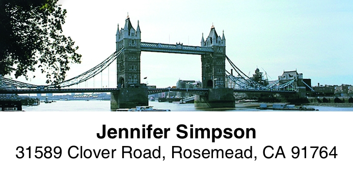 Bon Voyage 2-Line Address Label