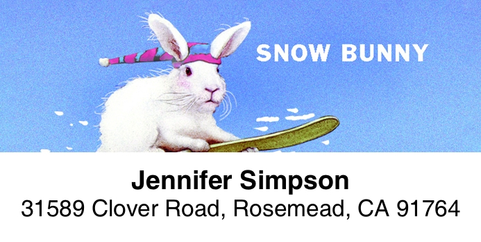 Bunny Tales 2-Line Address Label