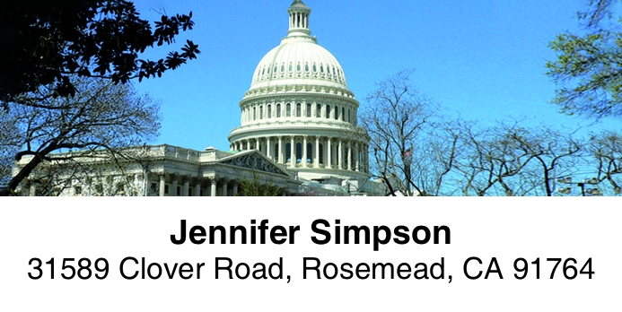 Celebrate America 2-Line Address Label