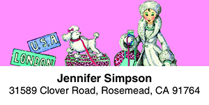 Divas 2-Line Address Label