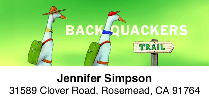 Duck Tape 2-Line Address Label