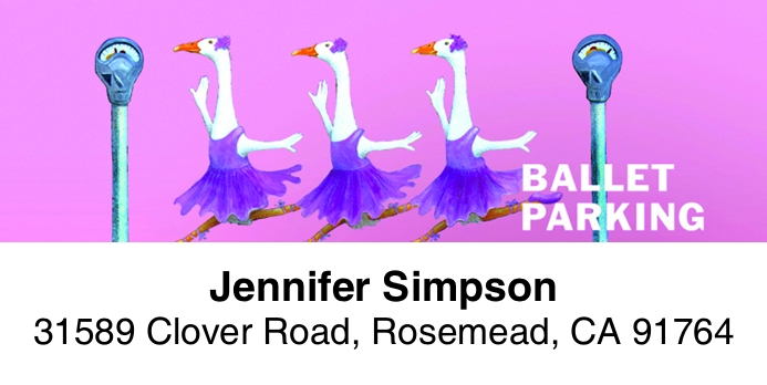 Duck Tape 2-Line Address Label