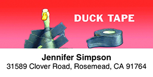 Duck Tape 2-Line Address Label