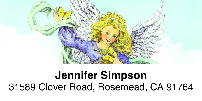 Guardian Angels 2-Line Address Label