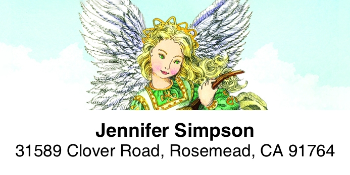 Guardian Angels 2-Line Address Label