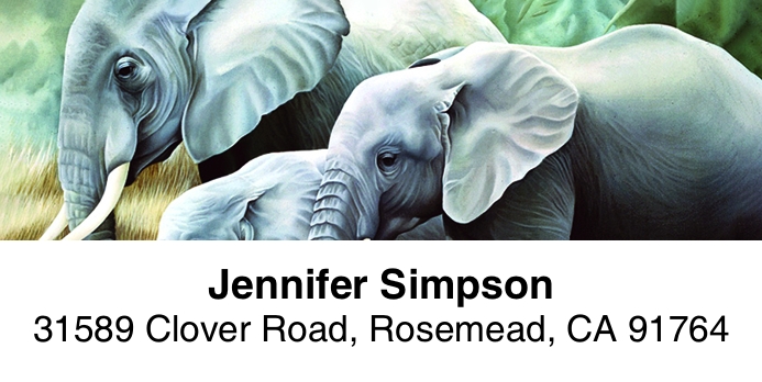 In the Wild 2-Line Address Label