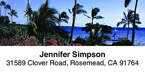 Island Vistas 2-Line Address Label