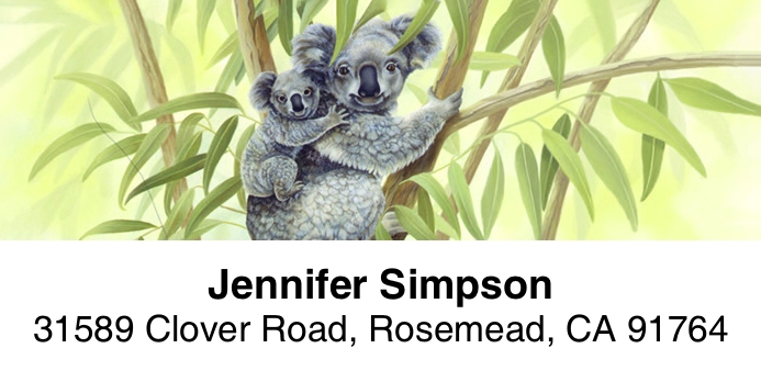 Mommy & Me 2-Line Address Label