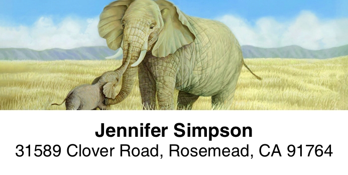 Mommy & Me 2-Line Address Label