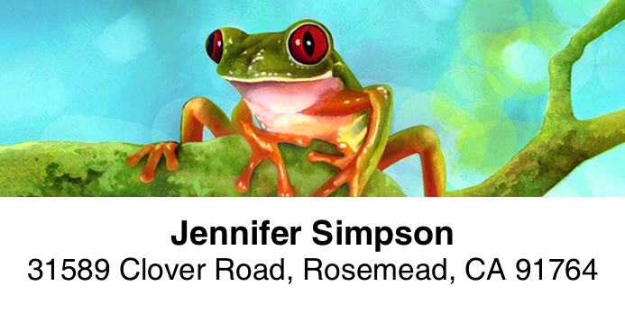 Frog 2-Line Address Label