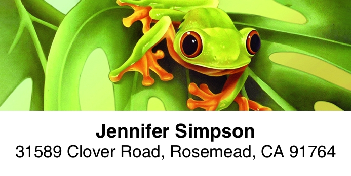 Frog 2-Line Address Label