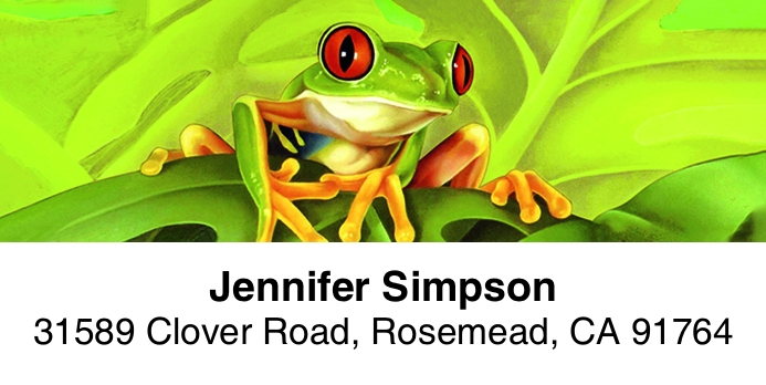 Frog 2-Line Address Label