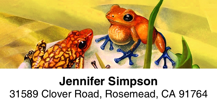 Frog 2-Line Address Label