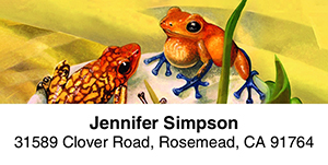 Frog 2-Line Address Label