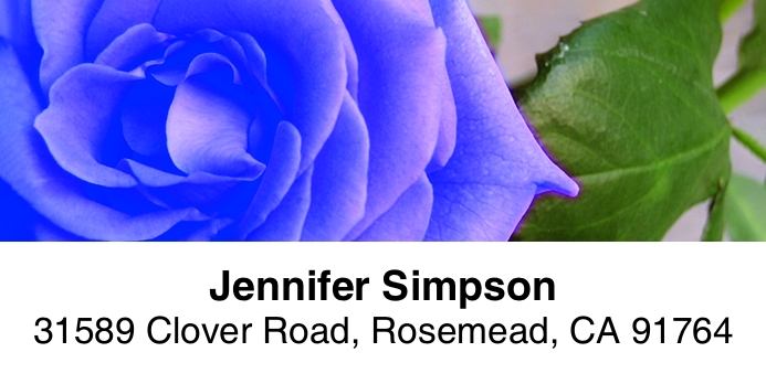 Roses 2-Line Address Label