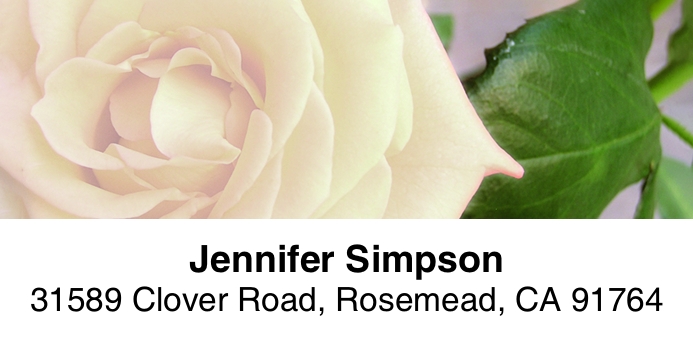 Roses 2-Line Address Label