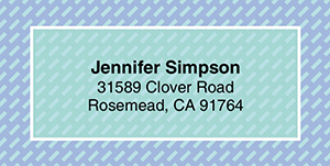 Safety 5-Line Address Label