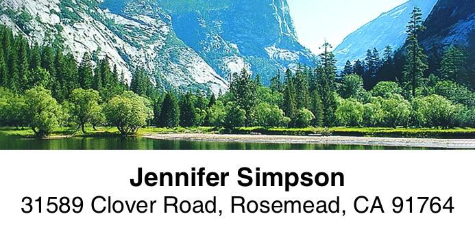 Scenic Vistas 2-Line Address Label