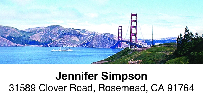 Scenic Vistas 2-Line Address Label