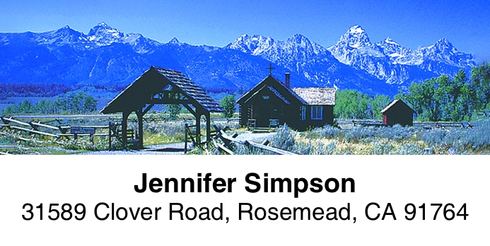 Scenic Vistas 2-Line Address Label