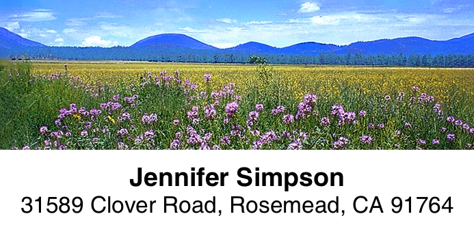 Scenic Vistas 2-Line Address Label