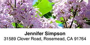 Spring Flowers 2-Line Address Label