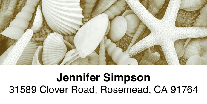 Escape to the Sea 2-Line Address Label