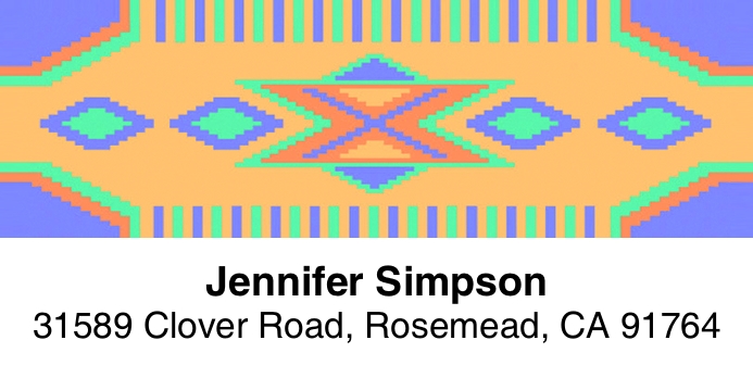 Taos 2-Line Address Label