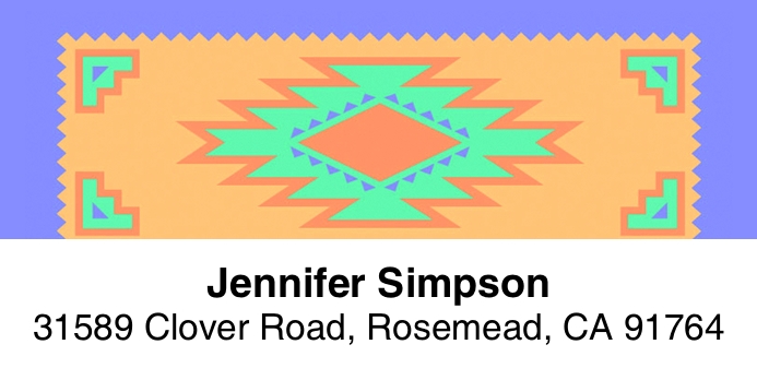 Taos 2-Line Address Label