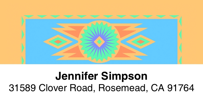 Taos 2-Line Address Label