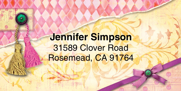 Tapestry 5-Line Address Label