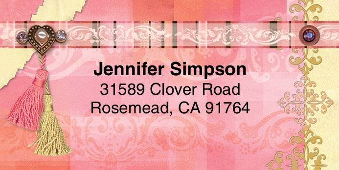 Tapestry 5-Line Address Label