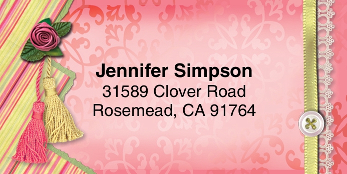 Tapestry 5-Line Address Label