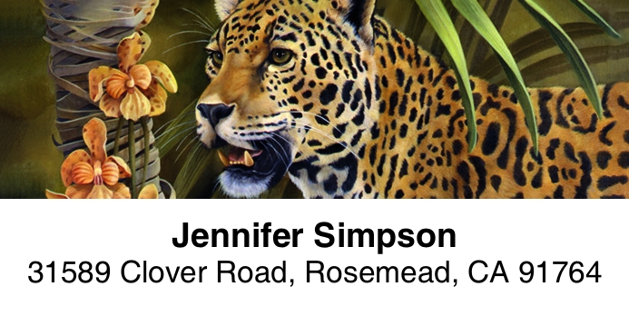 The Big Cats 2-Line Address Label