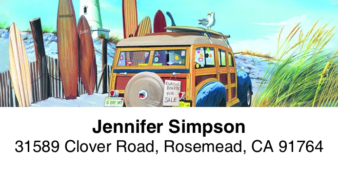 Woodies 2-Line Address Label